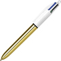 BIC BOLIGRAFO 4 COLORES SHINE GOLD 982878